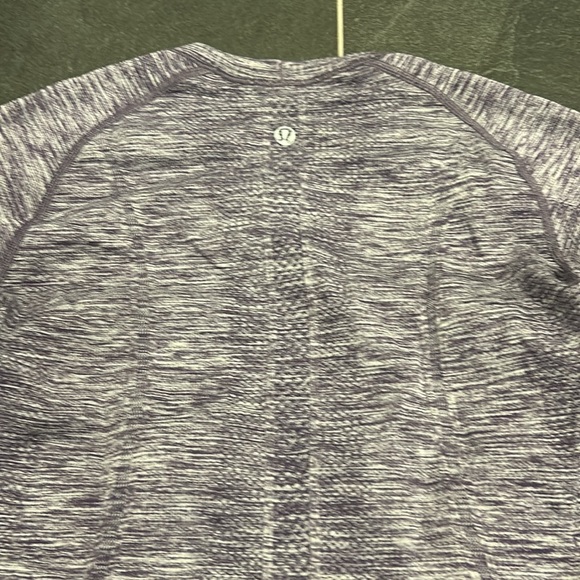 Purple with white, Lululemon long sleeve top - Picture 11 of 11